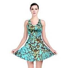 Crackle Reversible Skater Dress