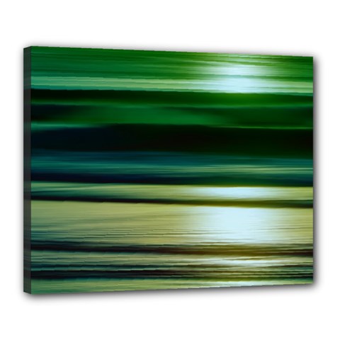 Greenocean Canvas 20  X 16  (stretched) by kunstklamotte023