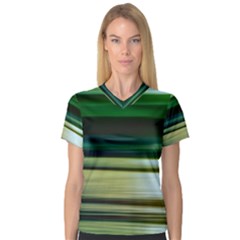 Greenocean V-neck Sport Mesh Tee