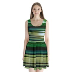 Greenocean Split Back Mini Dress 