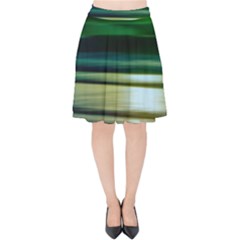 Greenocean Velvet High Waist Skirt by kunstklamotte023