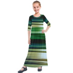 Greenocean Kids  Quarter Sleeve Maxi Dress