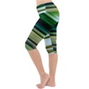 Greenocean Lightweight Velour Cropped Yoga Leggings View2