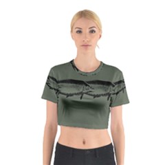 Carp Fish Cotton Crop Top by kunstklamotte023