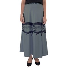 Carp Fish Flared Maxi Skirt by kunstklamotte023