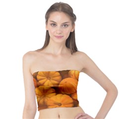 Pumpkins Tiny Gourds Pile Tube Top by bloomingvinedesign