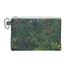 Apple Tree Close Up Canvas Cosmetic Bag (large) by bloomingvinedesign