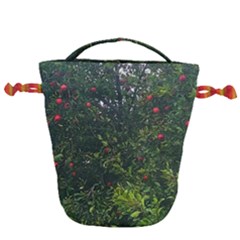 Apple Tree Close Up Drawstring Bucket Bag