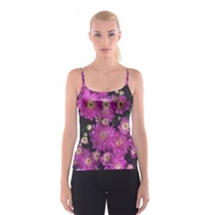 Pink Mums Garden Spaghetti Strap Top