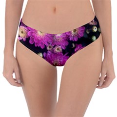 Pink Mums Garden Reversible Classic Bikini Bottoms