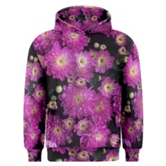 Pink Mums Garden Men s Overhead Hoodie by bloomingvinedesign