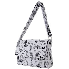 Halloween Pattern Full Print Messenger Bag by Valentinaart