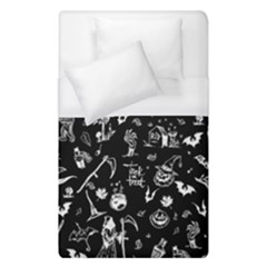 Halloween Pattern Duvet Cover (single Size) by Valentinaart