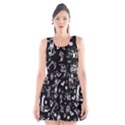 Halloween pattern Scoop Neck Skater Dress View1