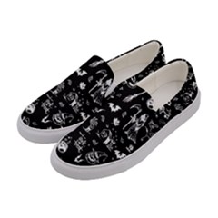 Halloween Pattern Women s Canvas Slip Ons by Valentinaart