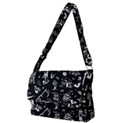 Halloween Pattern Full Print Messenger Bag by Valentinaart