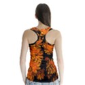 Yellow Flower Abstract Racer Back Sports Top View2