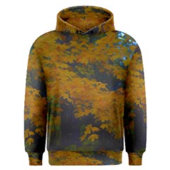 Yellow Fall Leaves And Branches Men s Overhead Hoodie by bloomingvinedesign