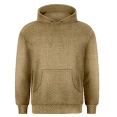 Burlap Coffee Sack Grunge Knit Look Men s Pullover Hoodie by dressshop