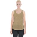 Burlap Coffee Sack Grunge Knit Look Piece Up Tank Top View1