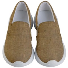 Burlap Coffee Sack Grunge Knit Look Kid s Lightweight Slip Ons by dressshop