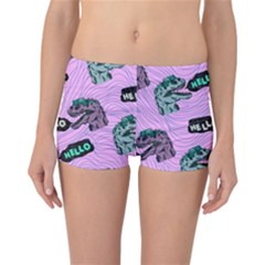 Dino Banner Reversible Boyleg Bikini Bottoms by FoodLeggings