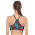 Green_Red Lines Basic Training Sports Bra View2