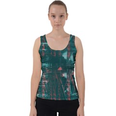 Bridge Velvet Tank Top by kunstklamotte023