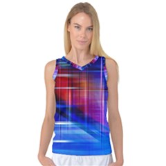 Double Lines Women s Basketball Tank Top by kunstklamotte023