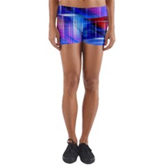 Double Lines Yoga Shorts by kunstklamotte023