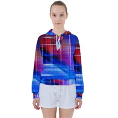 Double Lines Women s Tie Up Sweat