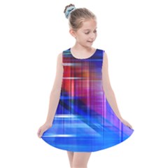 Double Lines Kids  Summer Dress