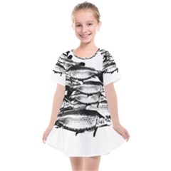 Carp Fish Kids  Smock Dress