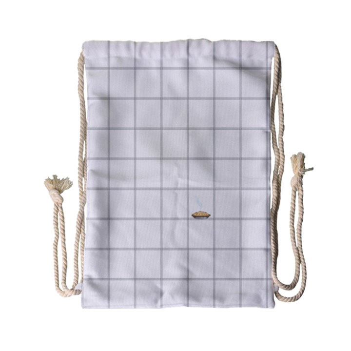 Pie Cooling on the Window Pane Pattern Drawstring Bag (Small)