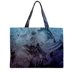 Window Frost Zipper Mini Tote Bag by bloomingvinedesign