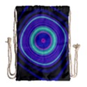 Digital Art Background Pink Blue Drawstring Bag (Large) View1