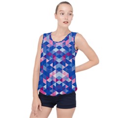 Digital Art Art Artwork Abstract Bubble Hem Chiffon Tank Top