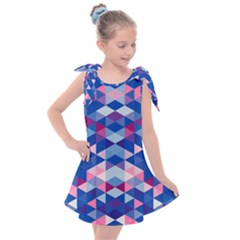 Digital Art Art Artwork Abstract Kids  Tie Up Tunic Dress by Sapixe