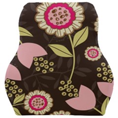 Flowers Wallpaper Floral Decoration Car Seat Velour Cushion 