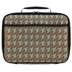 Barrel Of Monkey’s Houndstooth Pattern Bags Full Print Lunch Bag by emilyzragz