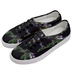 Plums Photo Art Fractalius Fruit Women s Classic Low Top Sneakers by Sapixe