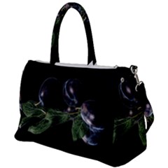 Plums Photo Art Fractalius Fruit Duffel Travel Bag by Sapixe