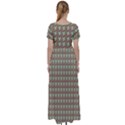 Barrel of Monkey’s Houndstooth Pattern Dresses High Waist Short Sleeve Maxi Dress View2