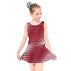 Background Light Glow Abstract Art Kids  Skater Dress Swimsuit by Sapixe