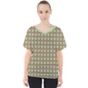 Barrel of Monkey’s Houndstooth Pattern Tops V-Neck Dolman Drape Top View1