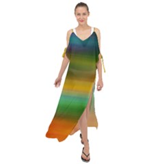 Art Blur Wallpaper Artistically Maxi Chiffon Cover Up Dress by Sapixe