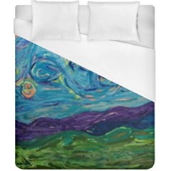 A Very Very Starry Night Duvet Cover (california King Size) by arwwearableart