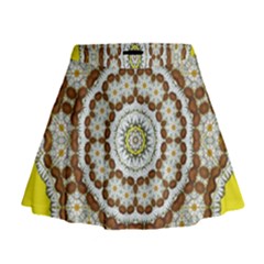 Pretty As A Flower Everywhere You Can See Mini Flare Skirt