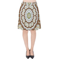 Pretty As A Flower Everywhere You Can See Velvet High Waist Skirt by pepitasart