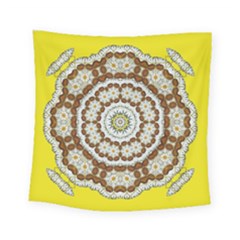 Pretty As A Flower Everywhere You Can See Square Tapestry (small) by pepitasart